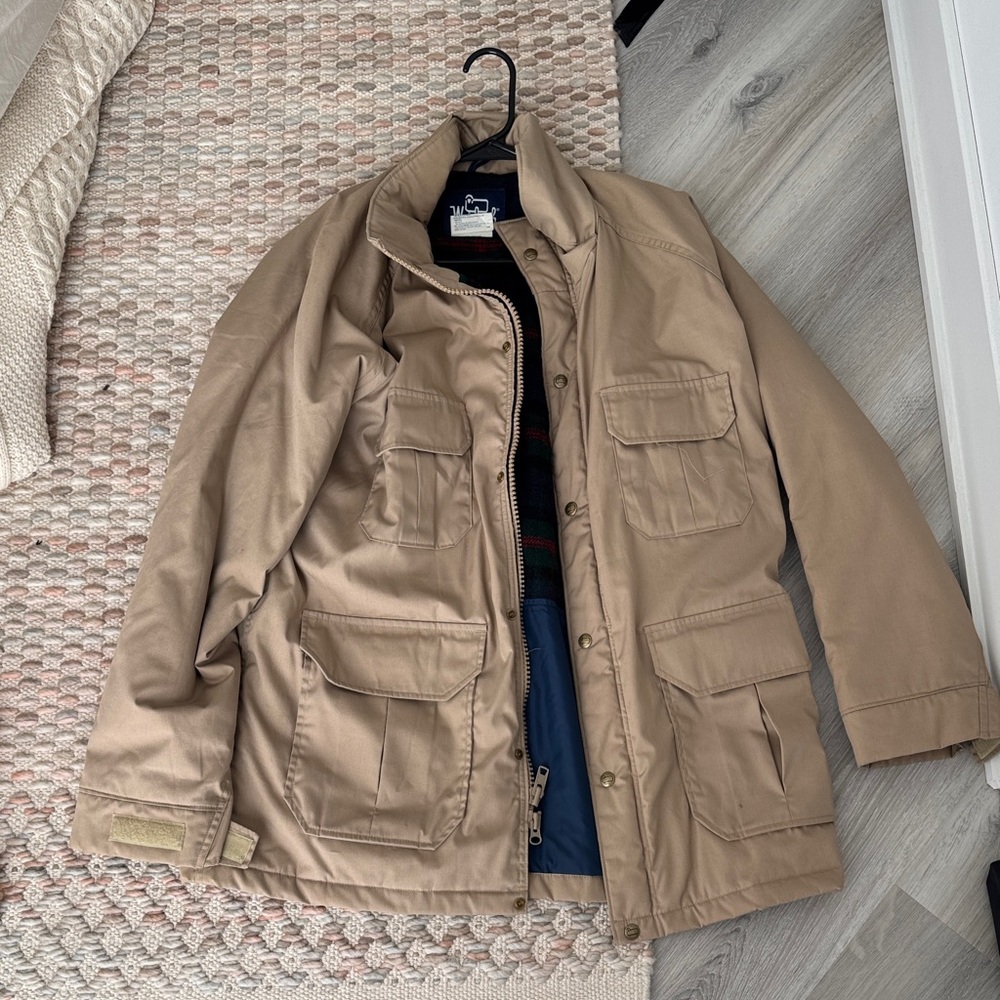 Woolrich Mens Wool Barn Coat